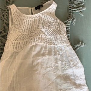 Women’s white tank top